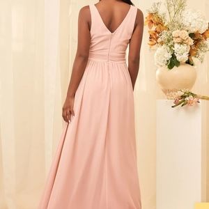 Lulu's long pink maxi dress - Medium M